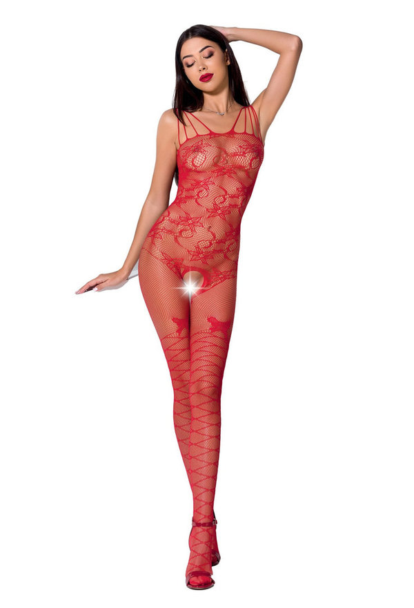 PASSION OUVERT BODYSTOCKING MIT MUSTER IN SCHNÜROPTIK